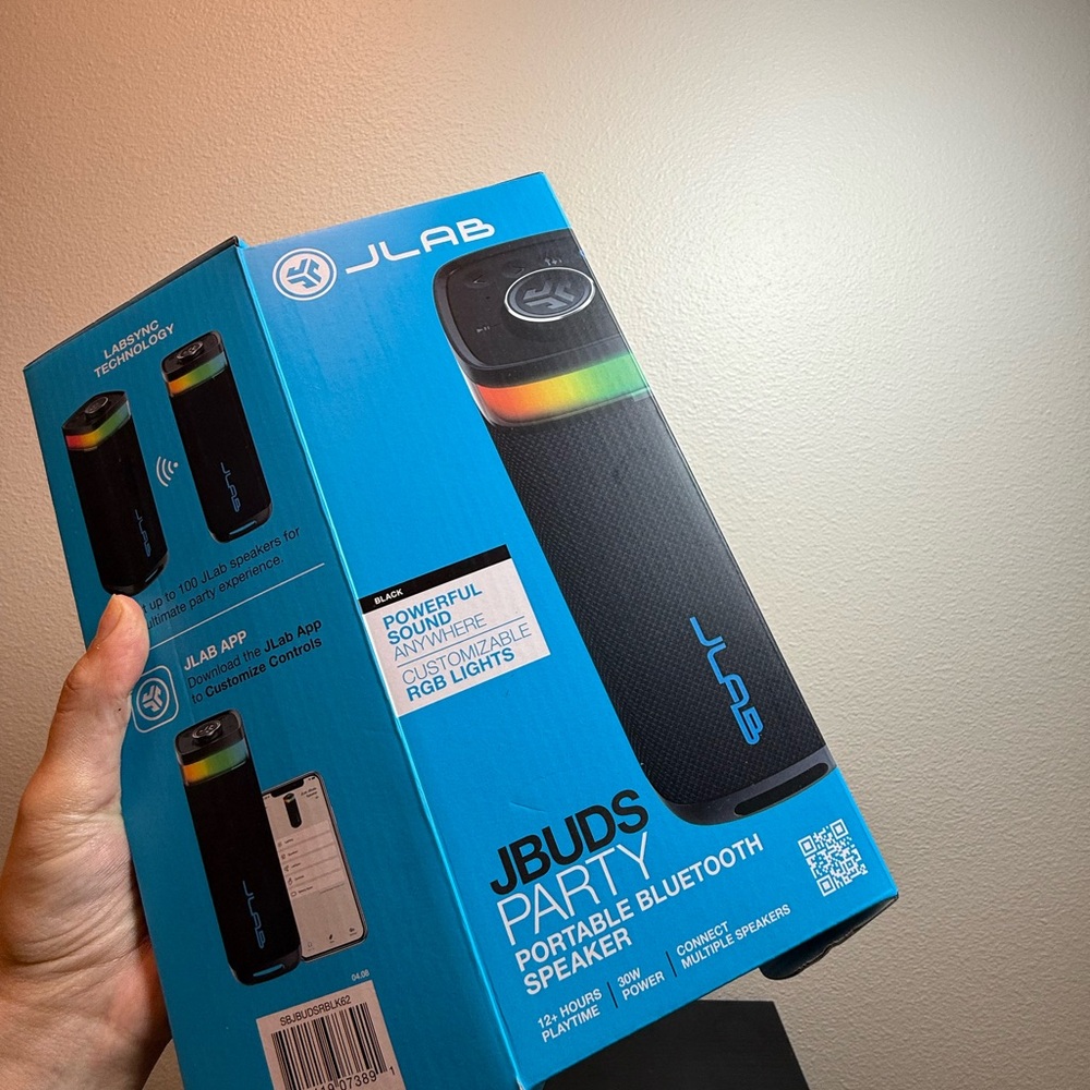 JBuds Party Portable Bluetooth Speaker - Black
